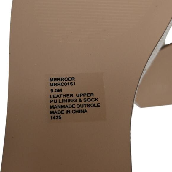 Steve Madden Womens 9.5  Merrcer Platform Slide Leather Sandal in White NEW - Picture 9 of 11